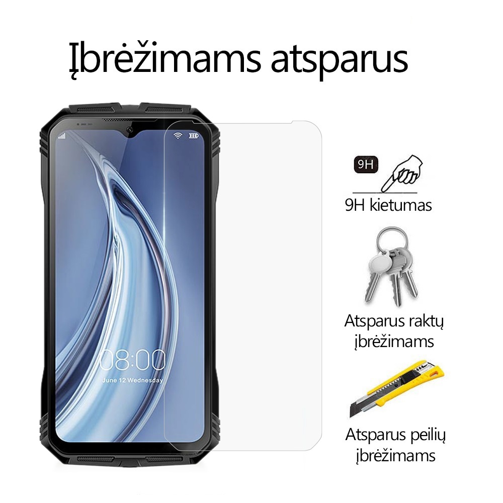 Doogee S100 ekrano apsauga (2 vnt.)