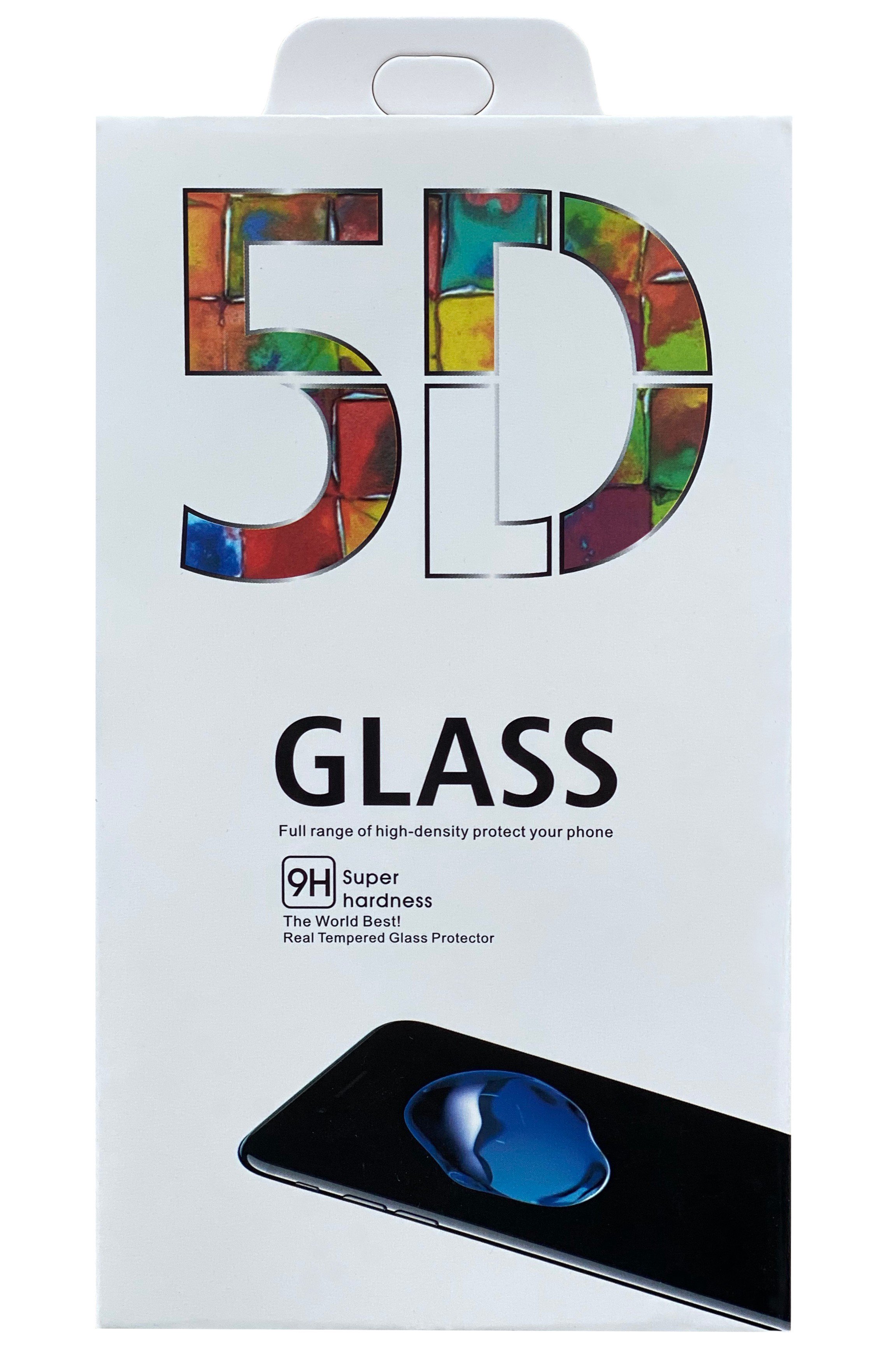 LCD apsauginis stikliukas 5D Full Glue Samsung A225 A22 4G lenktas juodas