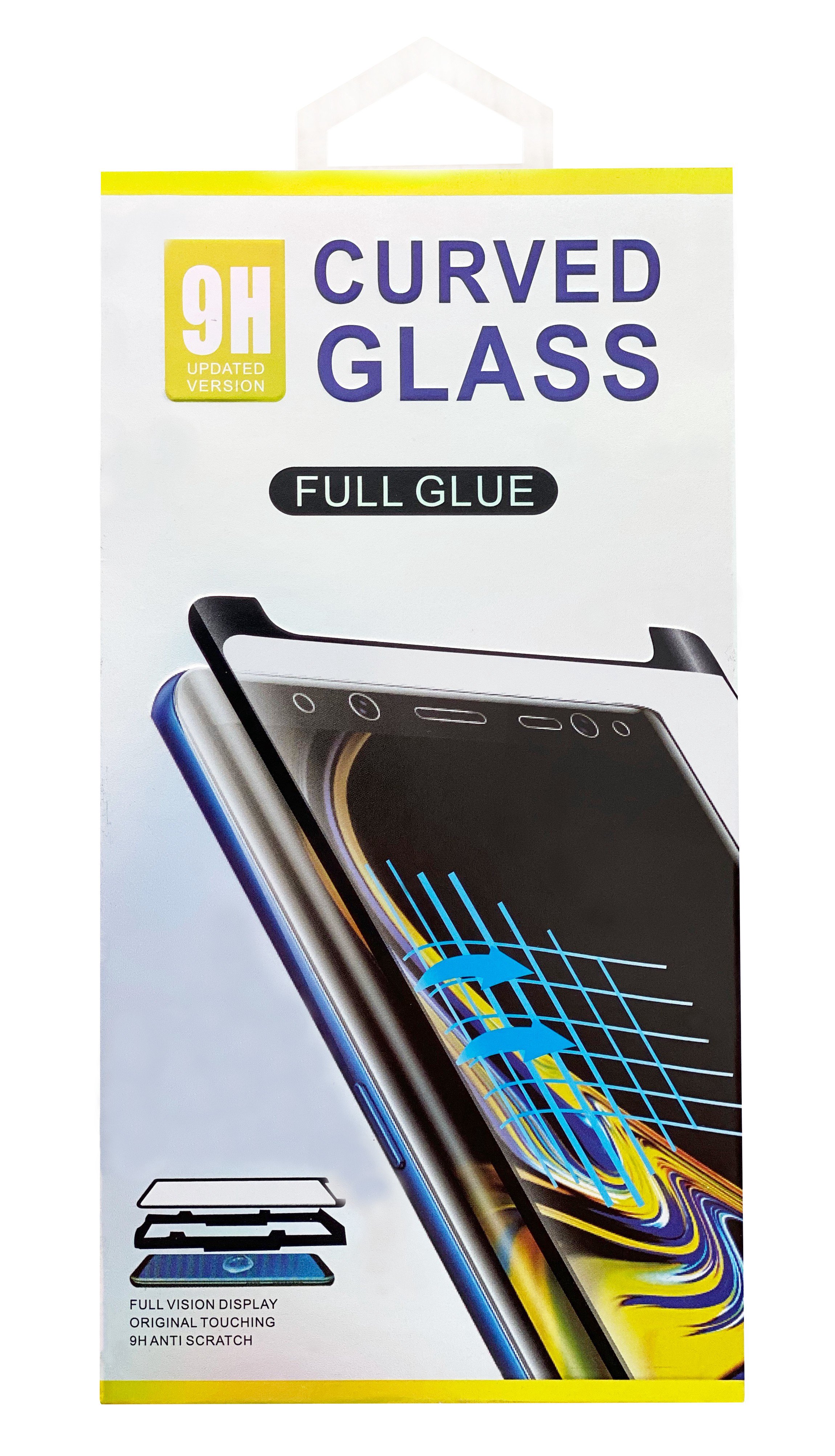 LCD apsauginis stikliukas 9D Curved Full Glue Samsung S918 S23 Ultra 5G juodas