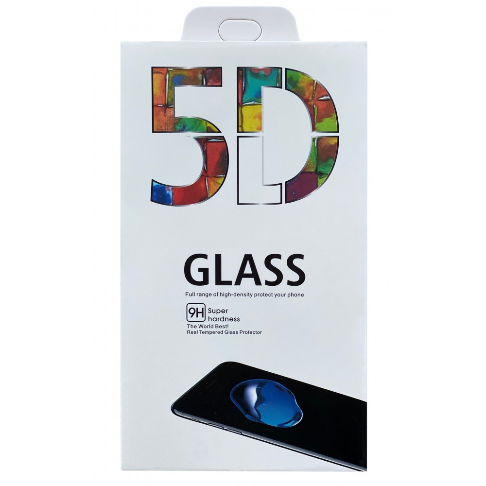 5D lenktas juodas apsauginis grūdintas stiklas telefonui Samsung A33 5G