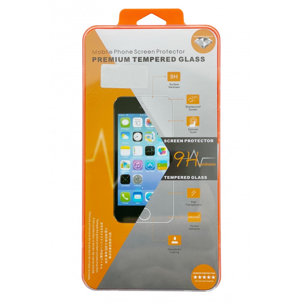 LCD apsauginis stikliukas "Orange" telefonui Apple iPhone 12 / 12 Pro