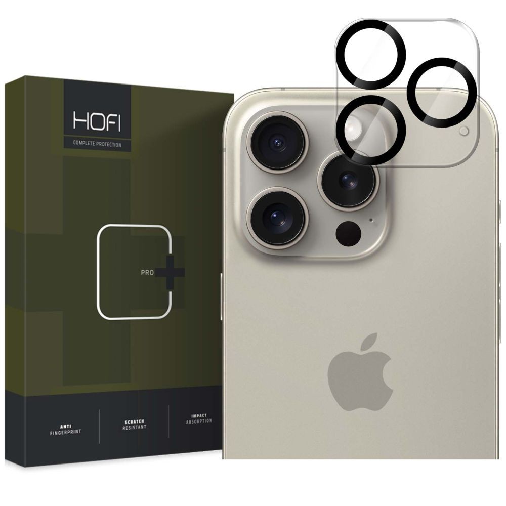 Skaidri apsauga "Hofi Cam Pro+" telefono kamerai Apple iPhone 16 Pro / 16 Pro Max