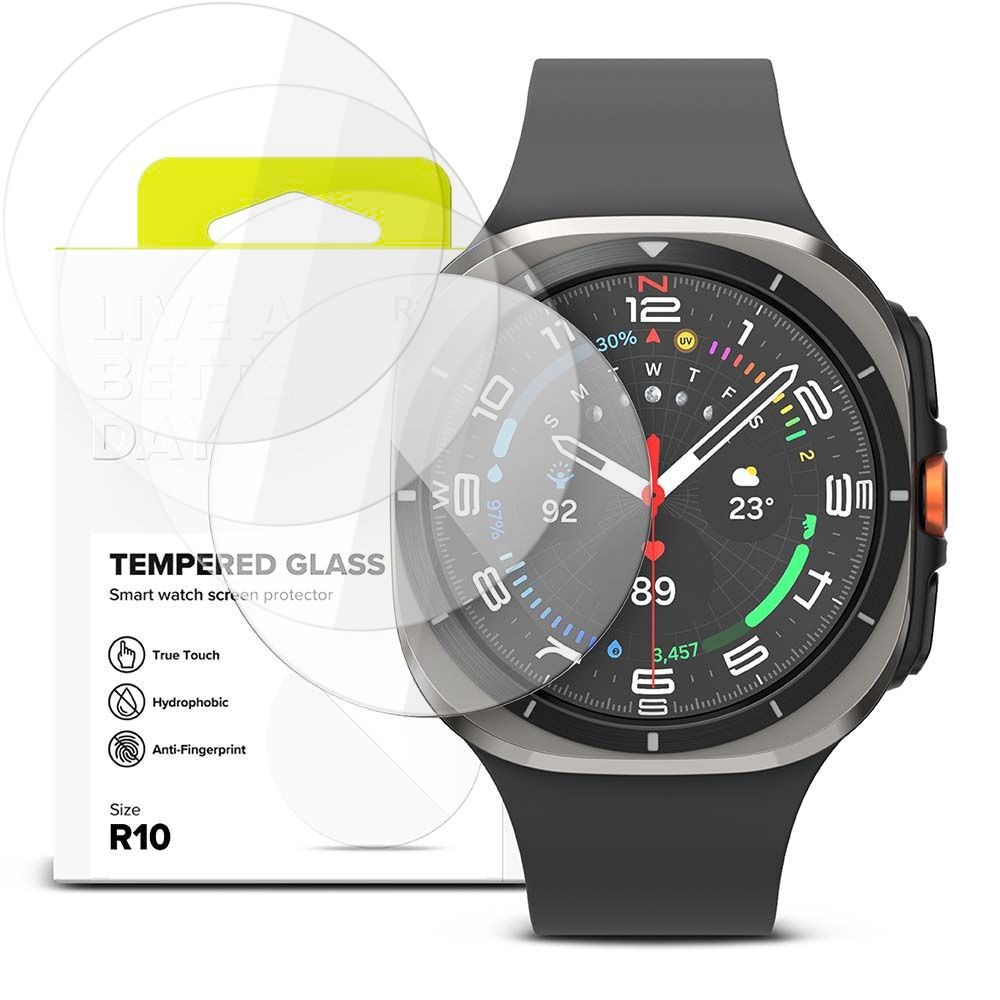Apsauginis stikliukas "Ringke Tempered Glass" (4vnt.) laikrodžiui Galaxy Watch Ultra (47 MM)