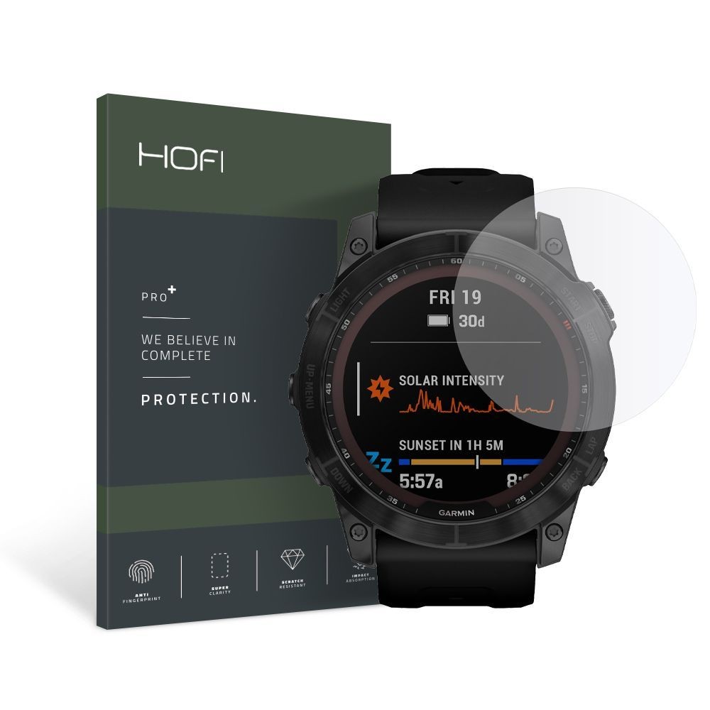 Apsauginis stikliukas "Hofi Glass Pro+" laikrodžiui GARMIN FENIX 7X