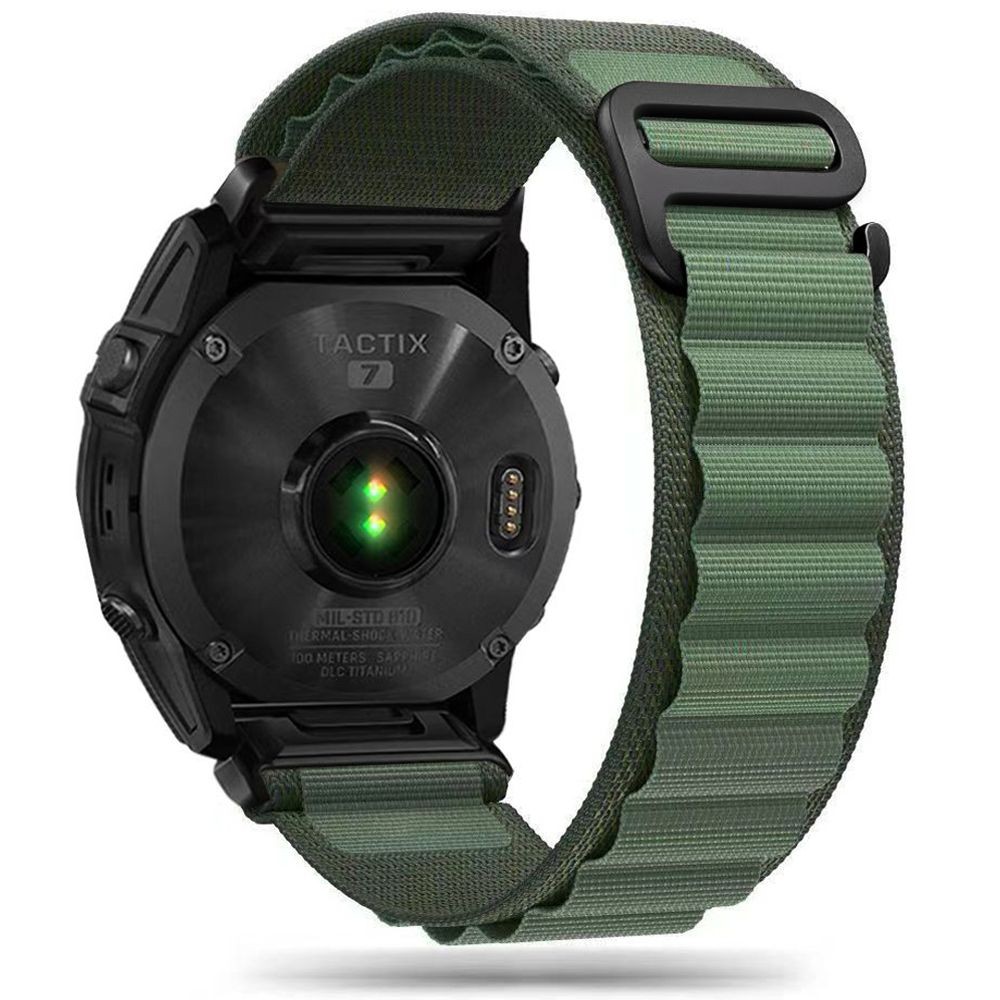 Žalia apyrankė "Tech-Protect Nylon Pro" laikrodžiui Garmin Fenix 3 / 5X / 3HR / 5X PLUS / 6X / 6X PRO / 7X