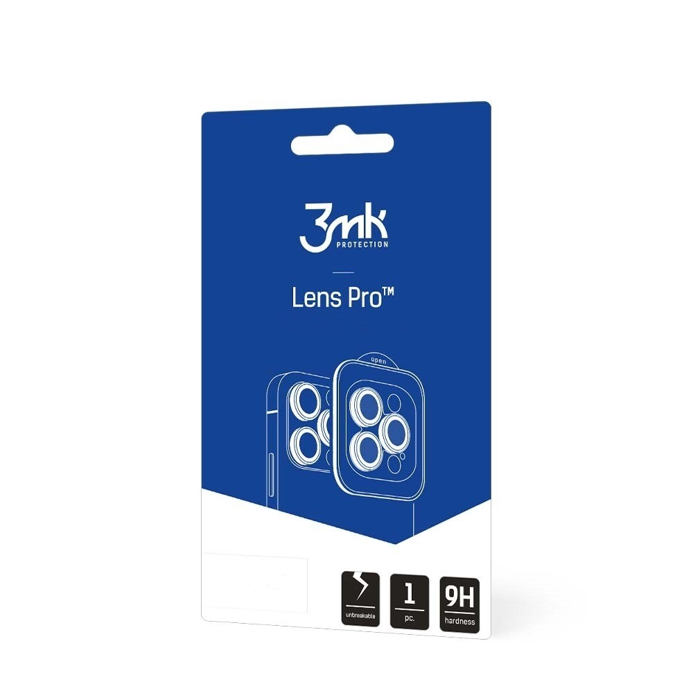 Apsauginis stikliukas kamerai "3MK Lens Pro" skirtas Samsung Galaxy A245 A24 4G / A246 A24 5G