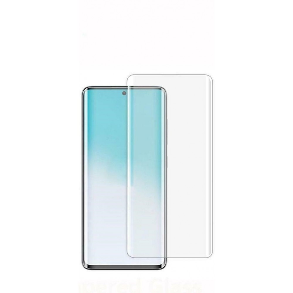 Skaidrus apsauginis grūdintas stiklas "Nano Optics 5D UV Glue" telefonui Samsung Galaxy S20 Ultra (stikliukas klijuojamas naudojant ultravioletinę lempą)
