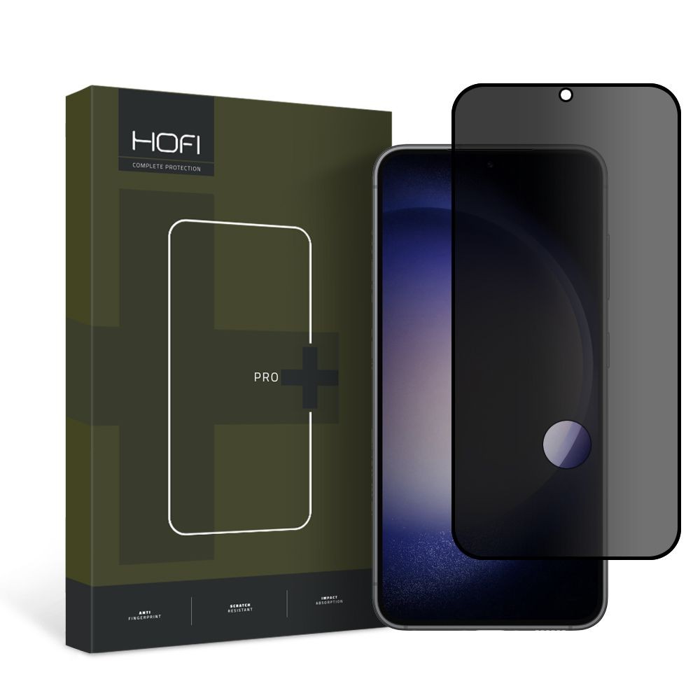 Privatum suteikiantis apsauginis stikliukas Hofi "Anti Spy Glass Pro+ Privacy" telefonui Samsung Galaxy S23