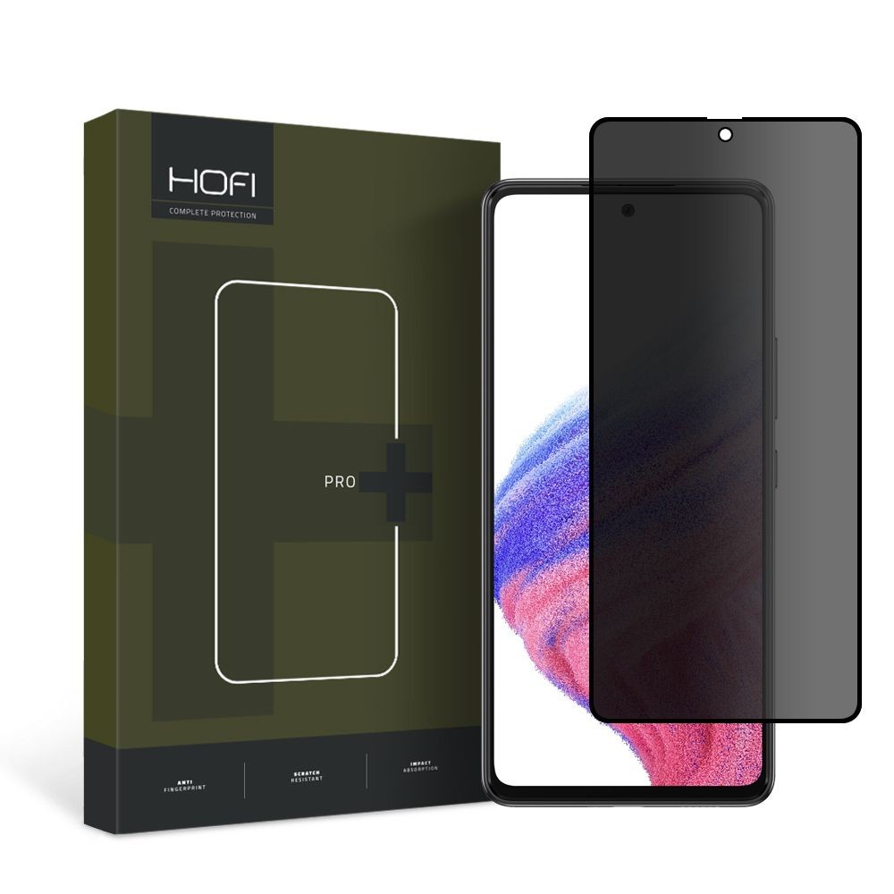 Privatum suteikiantis apsauginis stikliukas "Hofi Anti Spy Glass Pro+ Privacy" telefonui Galaxy A53 5G