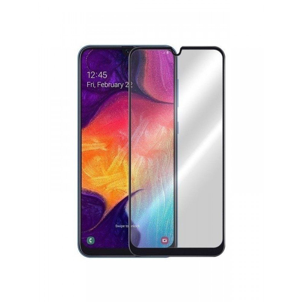Apsauginis stiklas juodais kraštais 5D Full Glue telefonui Samsung A505 A50 / A507 A50s / A307 A30s / A305 A30