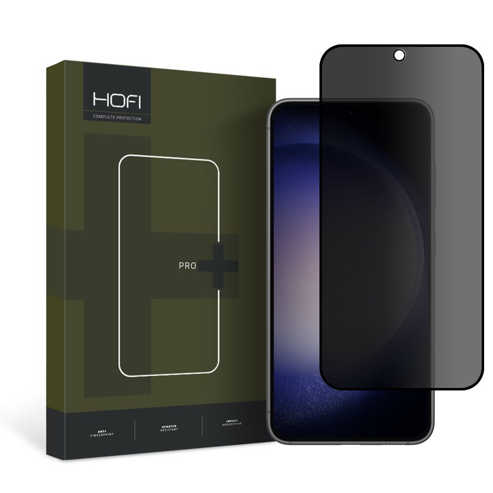 Privatum suteikiantis apsauginis stikliukas "Hofi Anti Spy Glass Pro+ Privacy" telefonui Galaxy S23 Plus