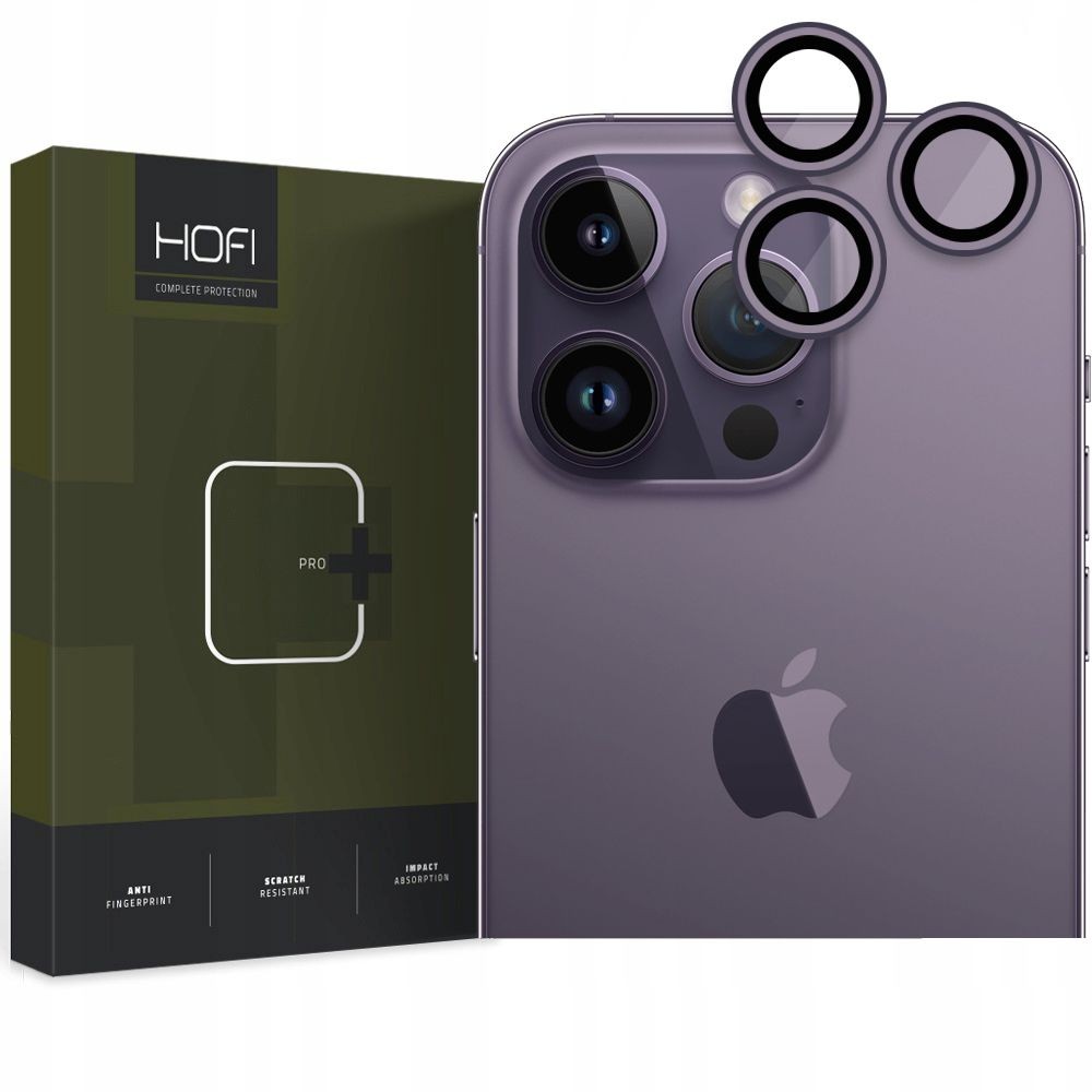 Kameros apsauga Hofi "Camring Pro+" (deep purple) telefonui iPhone 14 Pro / 14 Pro Max