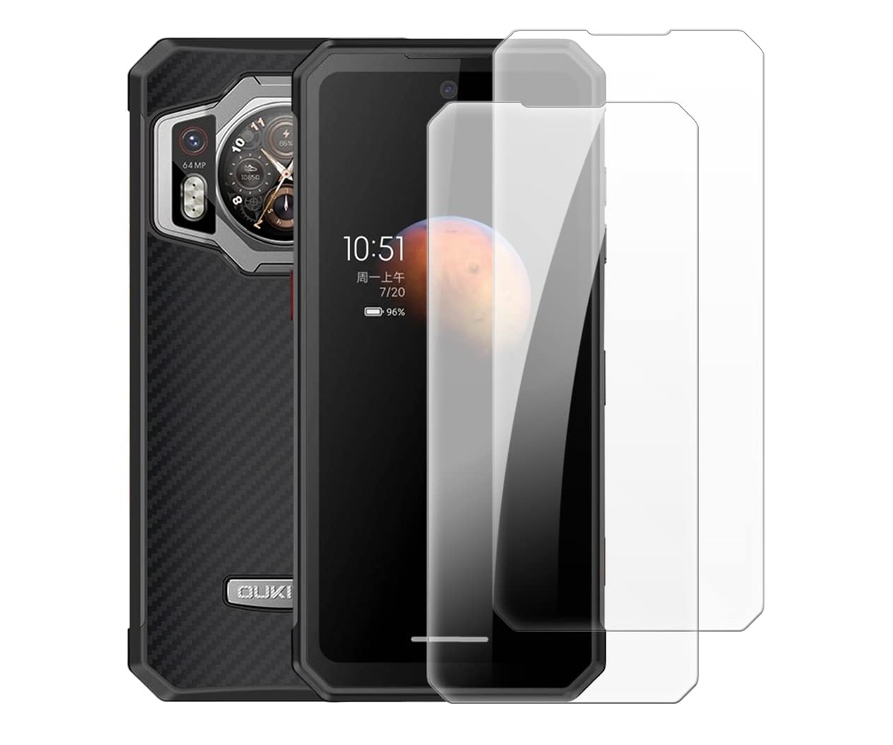Oukitel WP21 / WP21 Ultra ekrano apsauga (2 vnt.)