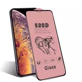 LCD apsauginis stikliukas 520D Apple iPhone SE 2020/SE 2022 juodas