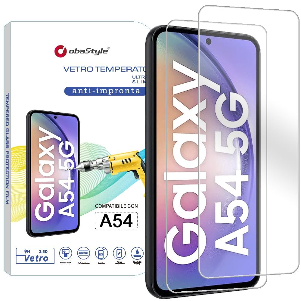 Samsung Galaxy A54 5G apsauginis stiklas 71x153 mm 1 vnt. A