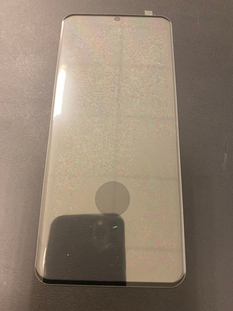 Samsung Galaxy S21 Lenktas apsauginis stiklas 71x160mm 1vnt A