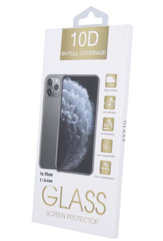 LCD apsauginis stikliukas 10D Full Glue Apple iPhone 16e juodas