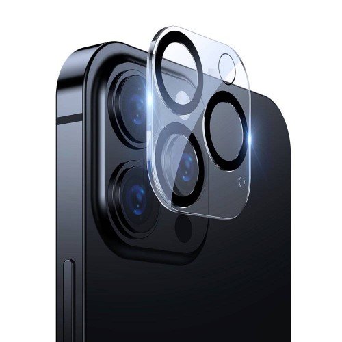 Telefono kameros apsauginė plėvelė Baseus skirta Iphone 13 pro/13 Pro Max (2 vnt) skaidri