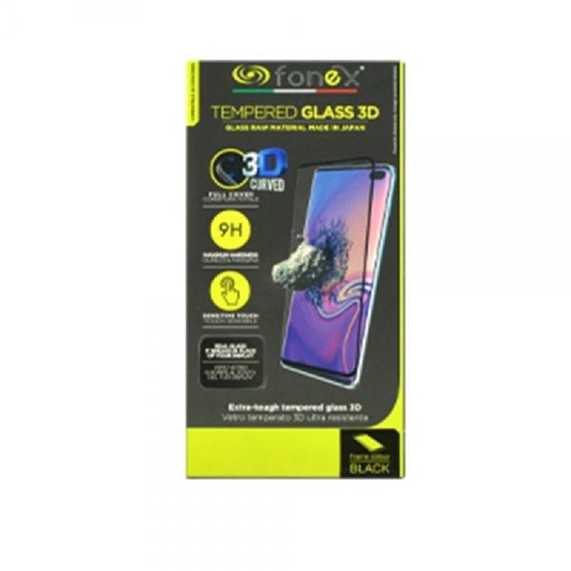 Xiaomi Mi 10 Lite 5G Tempered 3D Screen Glass By Fonex Black