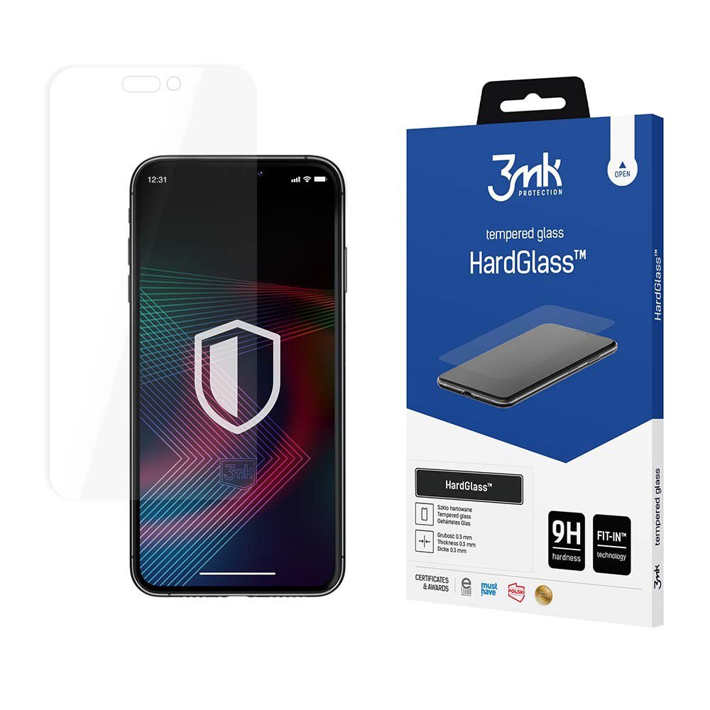 Mob. telefono LCD apsauginis stikliukas 3mk Hard Glass Apple iPhone 14 Plus/14 Pro Max