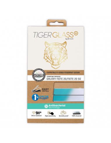 Samsung Galaxy Note 20 Tiger 3D Curved Glass By Muvit Black