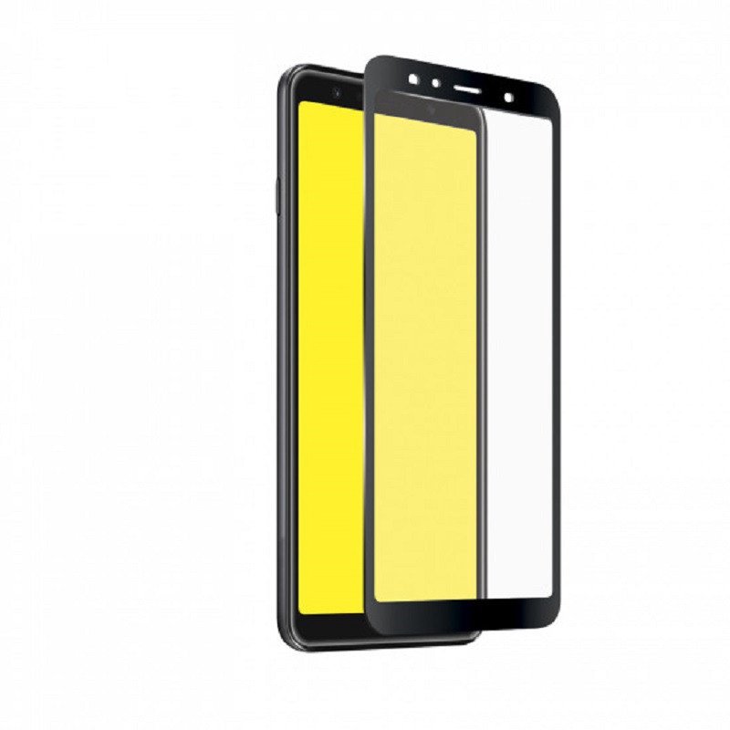 Apsauginis Ekrano Stiklas SBS Samsung Galaxy A9 2018 Pilno Dengimo Juodas