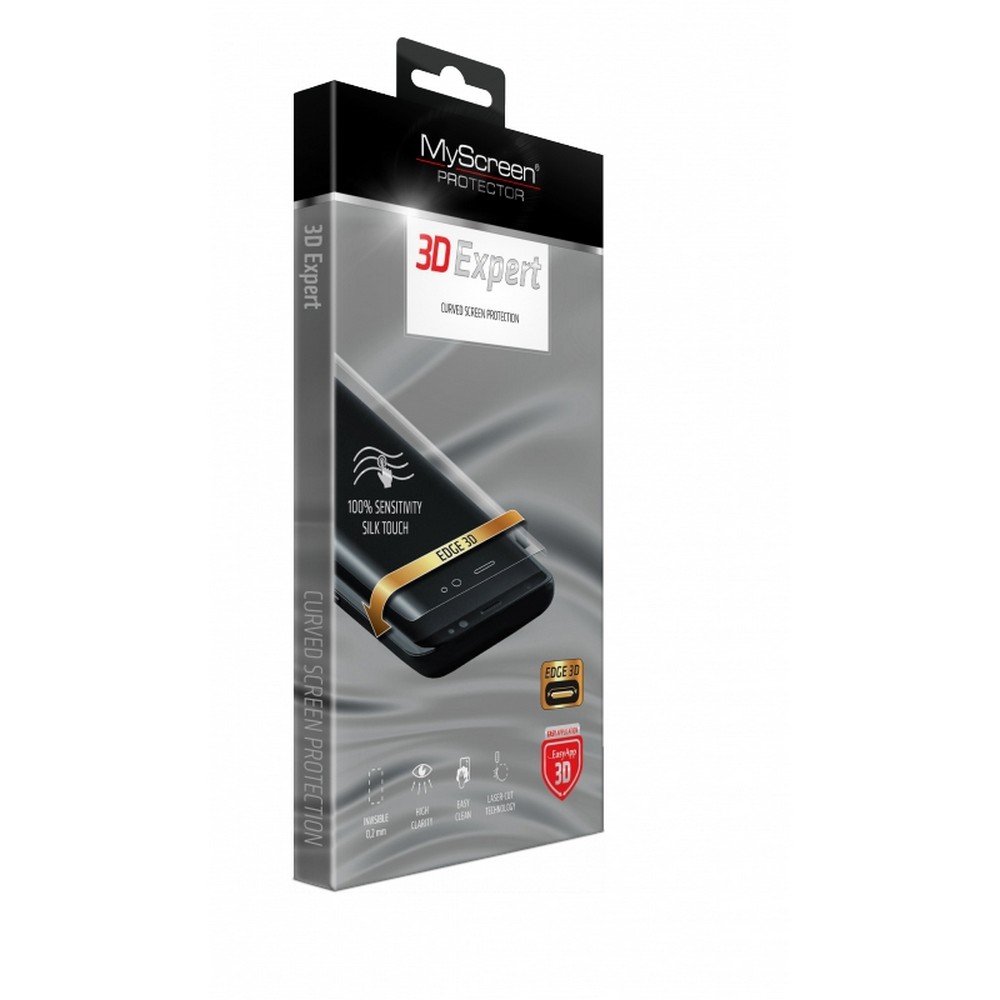 Ekrano stiklas MYSCREEN Folio 3D Samsung Galaxy S10, skaidrus