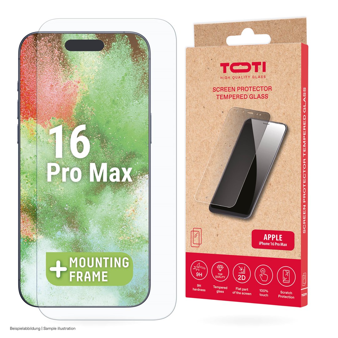 Ekrano apsauga TOTI TEMPERED iPhone 16 Pro Max
