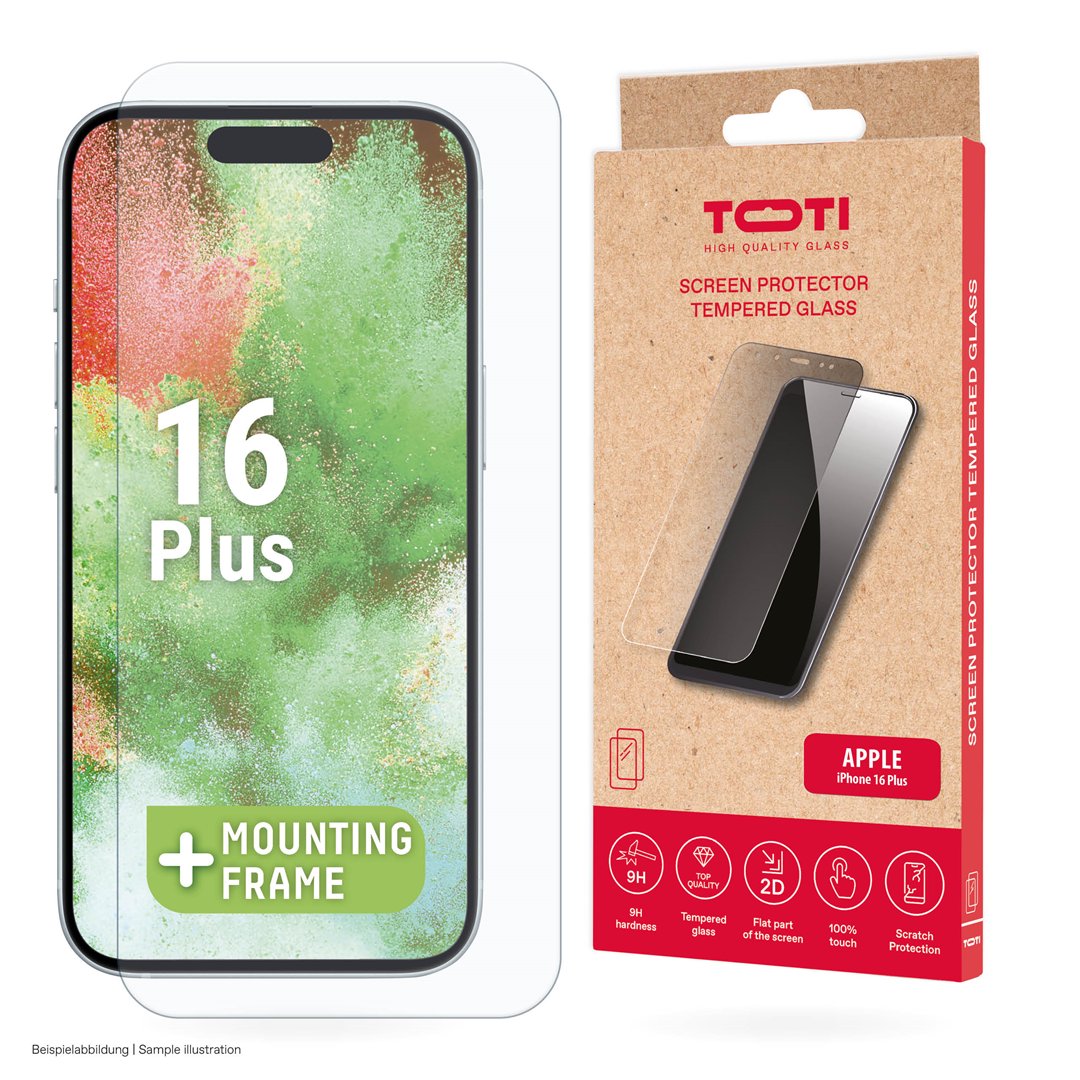 Ekrano apsauga TOTI TEMPERED iPhone 16 Plus/15 Pro Max/15 Plus