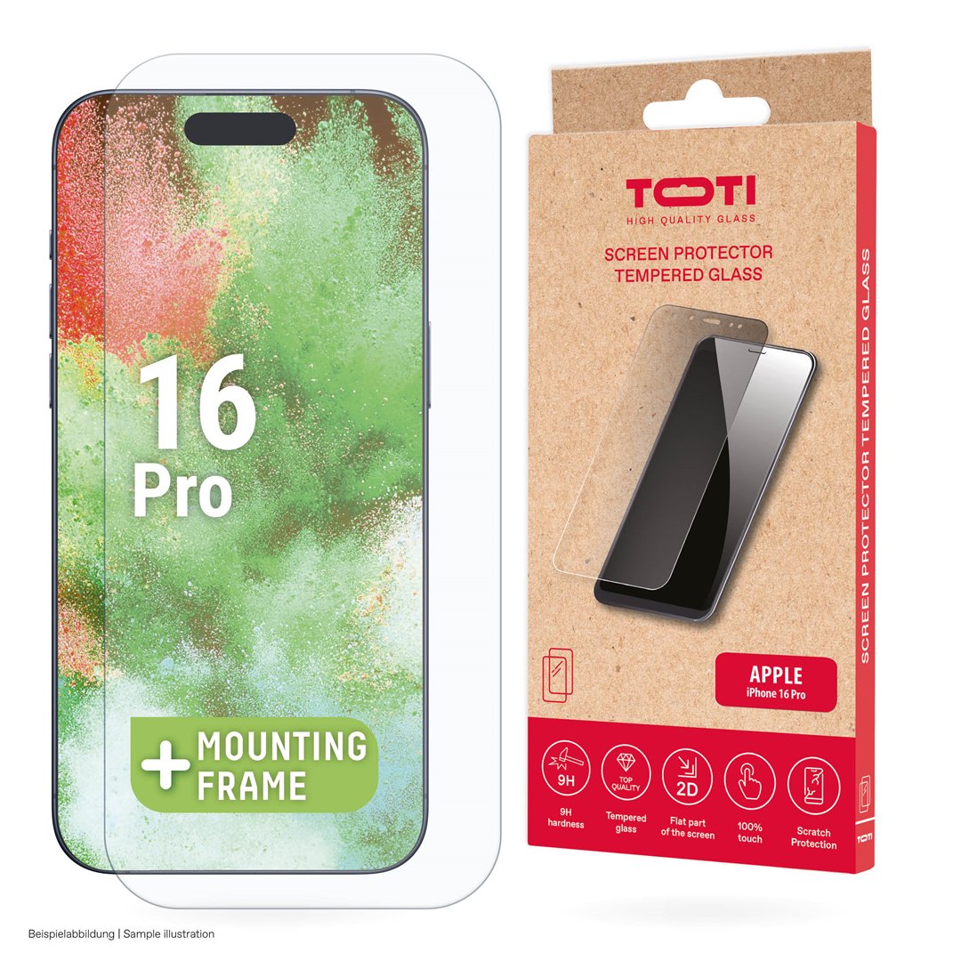 Ekrano apsauga TOTI TEMPERED iPhone 16 Pro