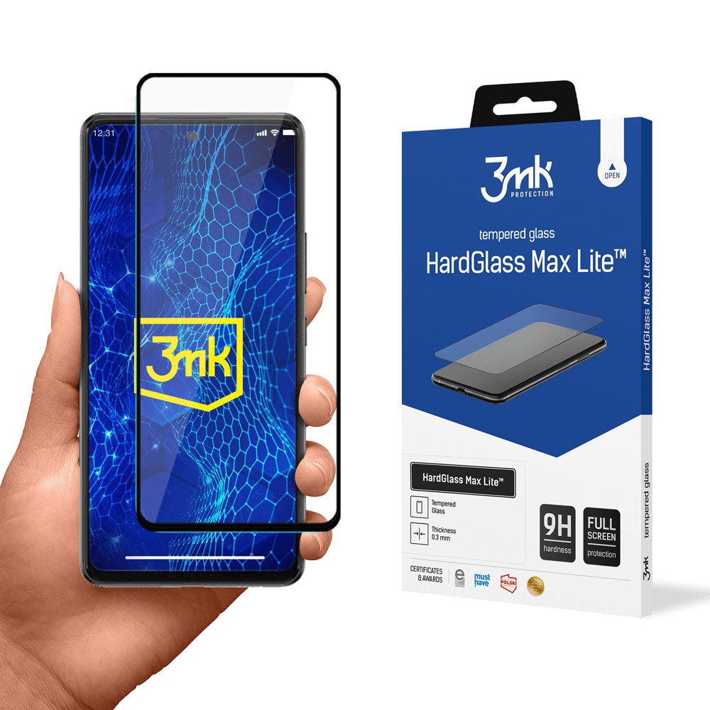 3mk HardGlass Max Lite do Samsung Galaxy A53 5G Black