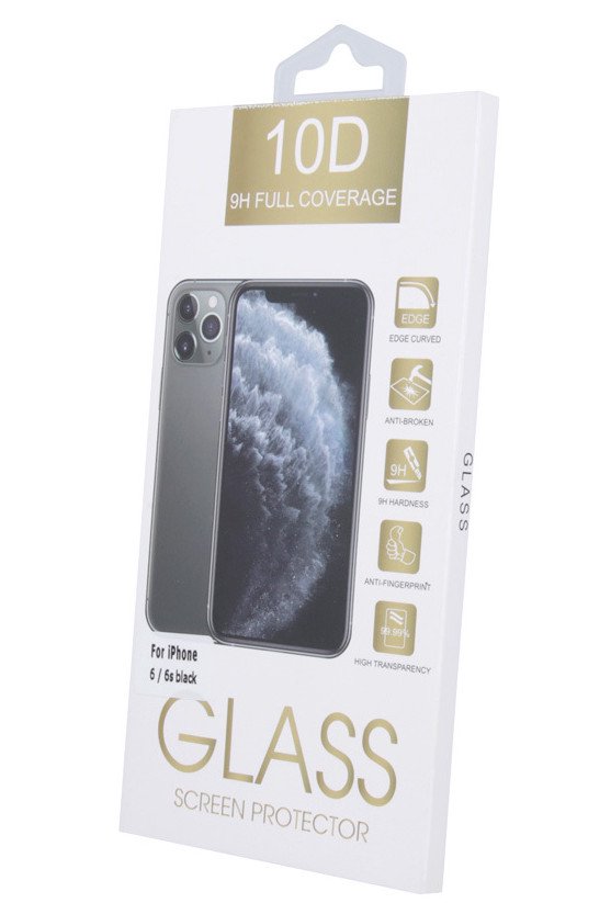 Mob. telefono LCD apsauginis stikliukas Reach 10D Full Glue Apple iPhone XR/11 lenktas juodas