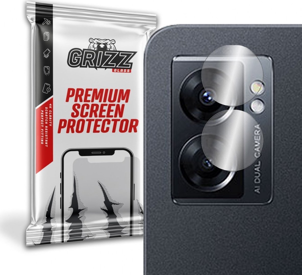 GrizzGlass Hybrid glass for Grizz Oppo A77 5G
