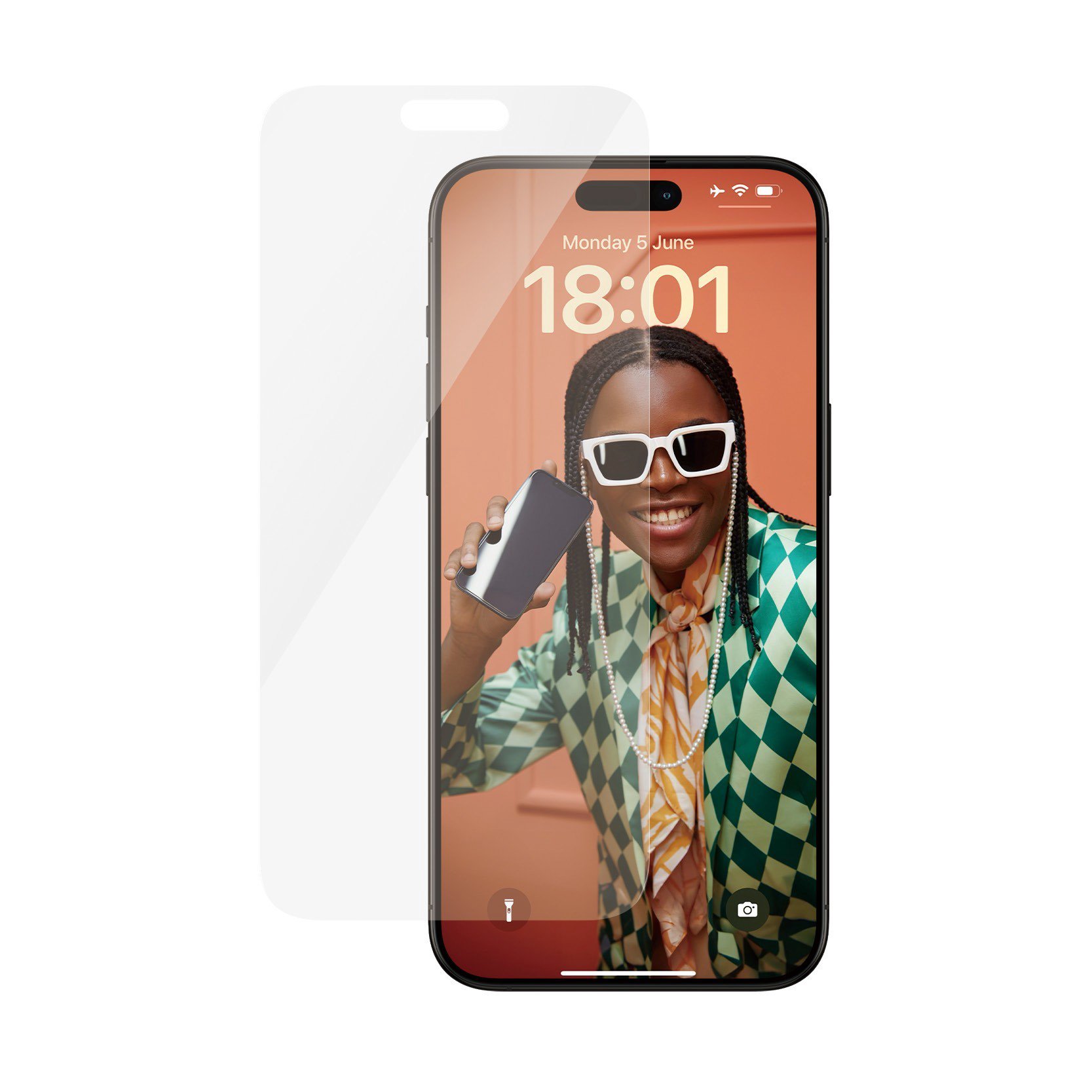 Apple iPhone 15 Pro Max Classic Fit Glass by PanzerGlass