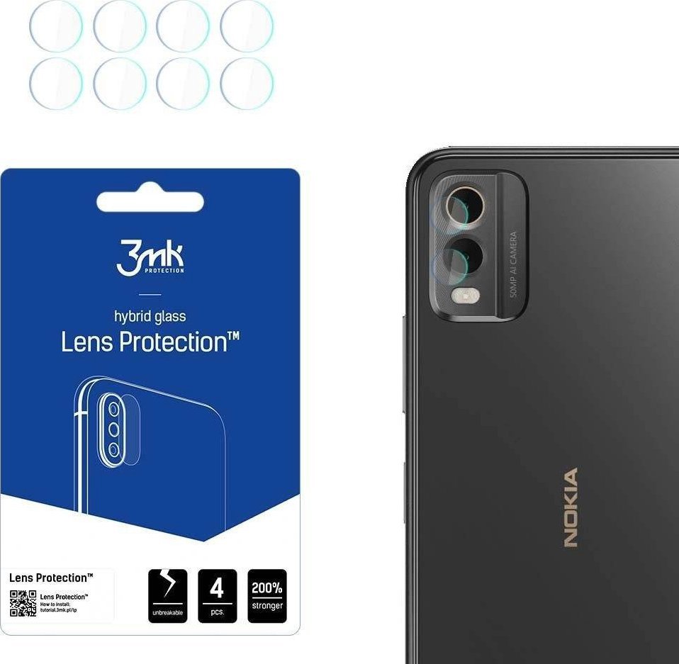 3MK Glass Nokia C32 - Lens Protection