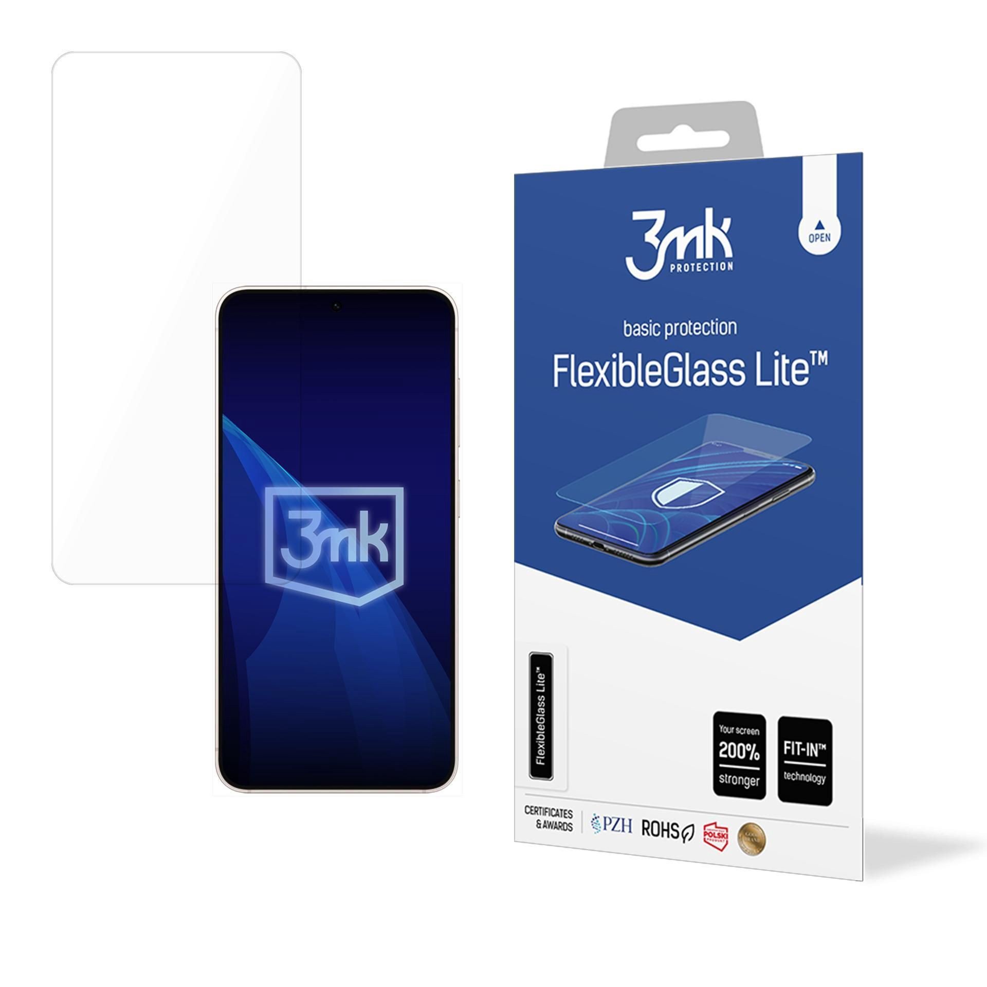 LCD apsauginė plėvelė 3mk Flexible Glass Lite Samsung S937 S25 Edge