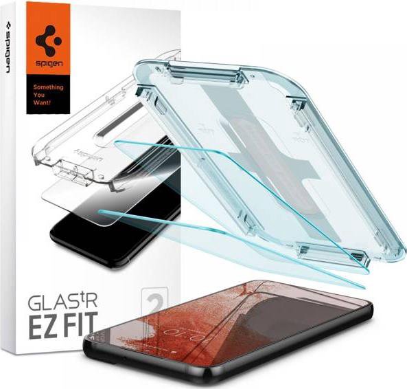 Spigen Hardened glass Spigen GLAS.tR ez Fit Samsung Galaxy S22 [2 PACK]