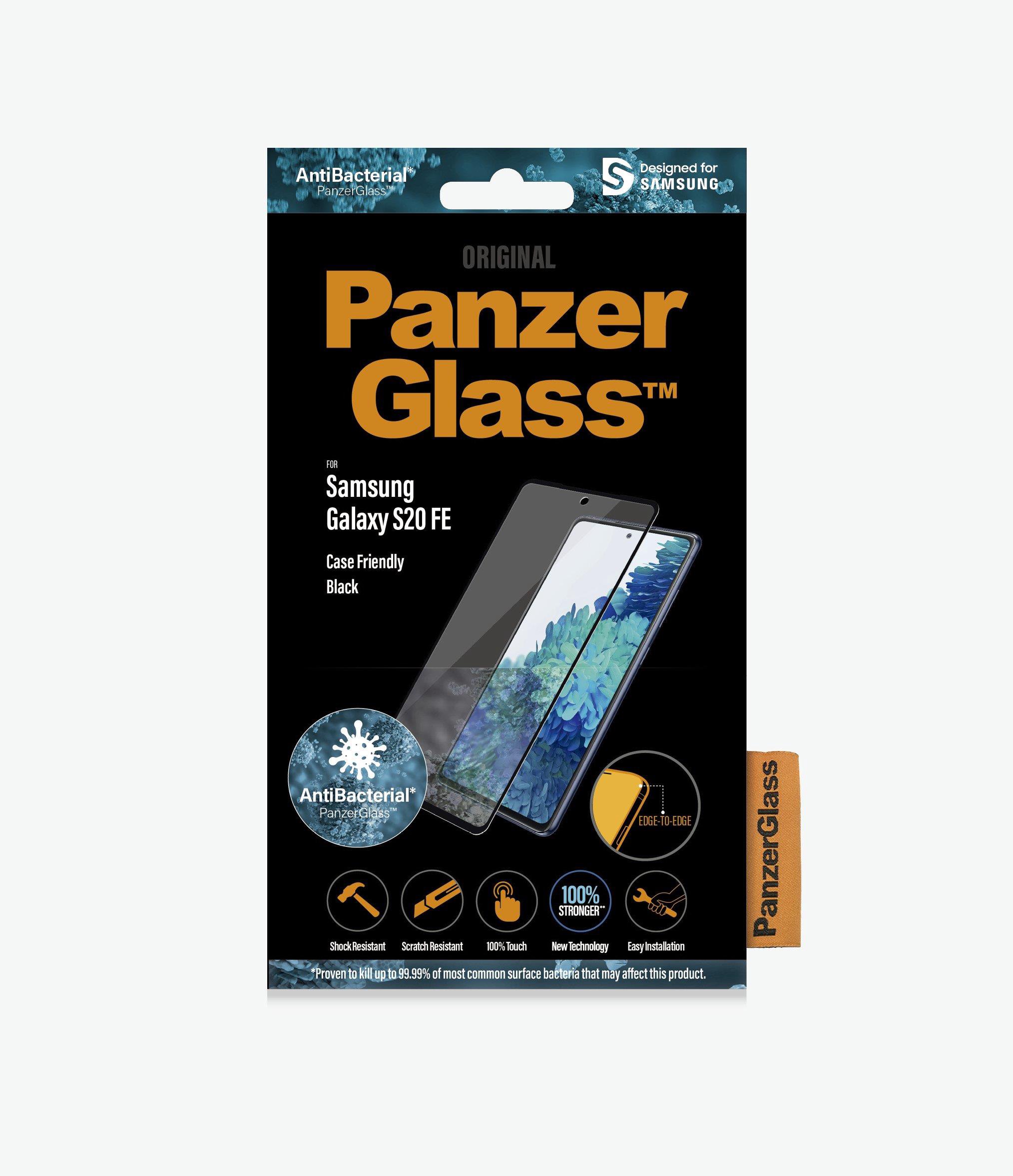 Ekrano apsauga PanzerGlass  Samsung  Galaxy S20 FE CF  Glass  Black  Works with face recognitio