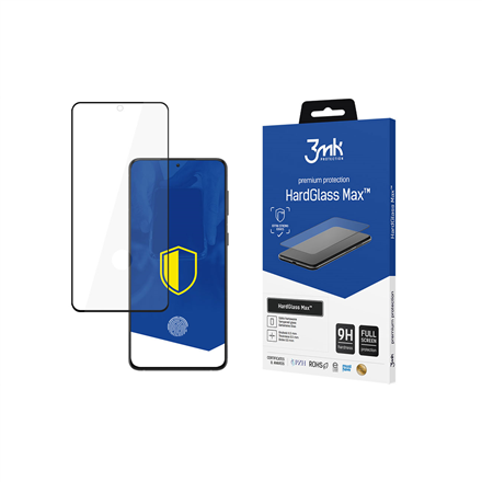 Ekrano apsauga 3MK HardGlass Max Samsung, Galaxy S21 Ultra, Tempered glass, Black, Clear Screen Prot