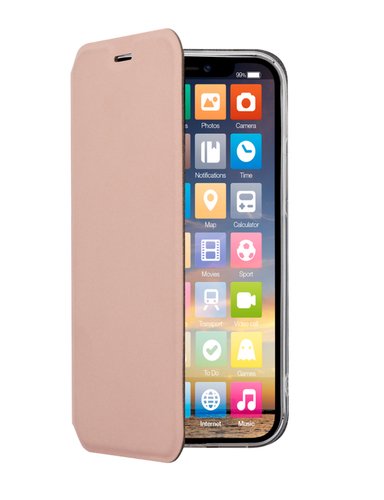 Screenor CLEVER mobiliojo telefono dėklas 15,5 cm (6.1") Piniginės tipo Rožinė
