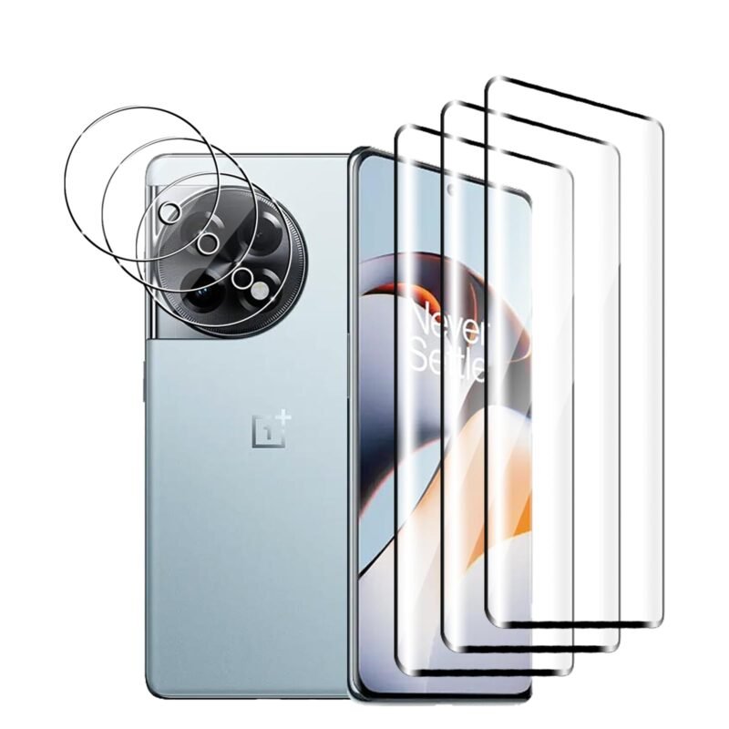 OnePlus 11R 5G ekrano apsaugų rinkinys 3+3