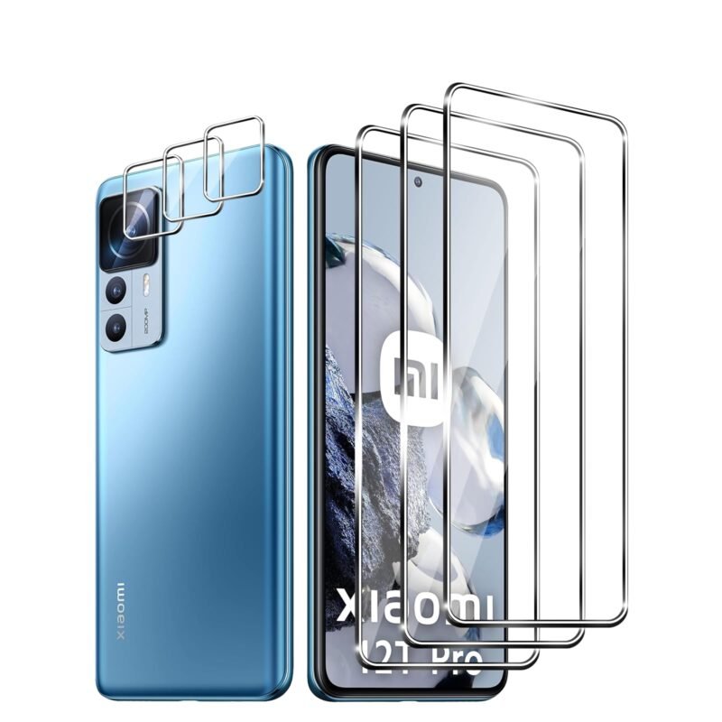 Xiaomi 12T Pro ekrano apsauga 3+3 vnt.