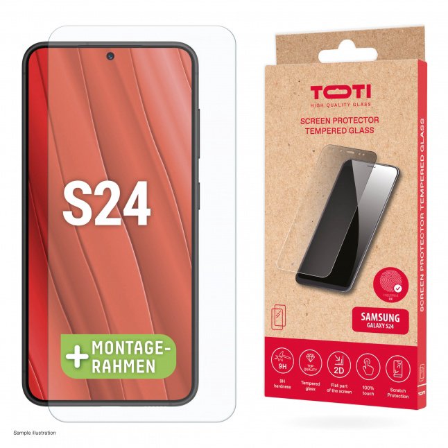 TEMPERED glass 2D screen protector for Samsung Galaxy S24/S25