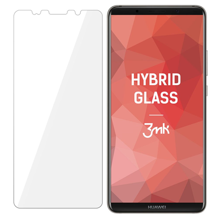 Ekrano plėvelė 3MK Huawei Mate 10 Pro Tempered glass, Hybrid glass, Transparent