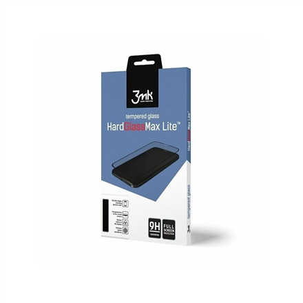 3MK HardGlass Max Lite For Samsung A51, Tempered Glass, Black