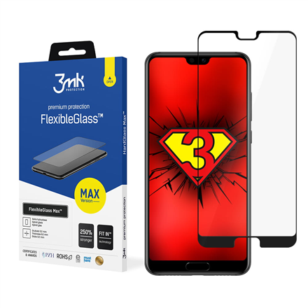 3MK FlexibleGlass Huawei, P20 PRO, Hybrid glass, Clear Screen Protector