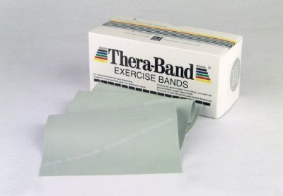 Elastinė juosta Thera-Band 1,8 m, sidabrinė