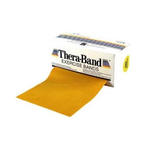 Elastinė juosta Thera-Band 1,8 m, auksinė