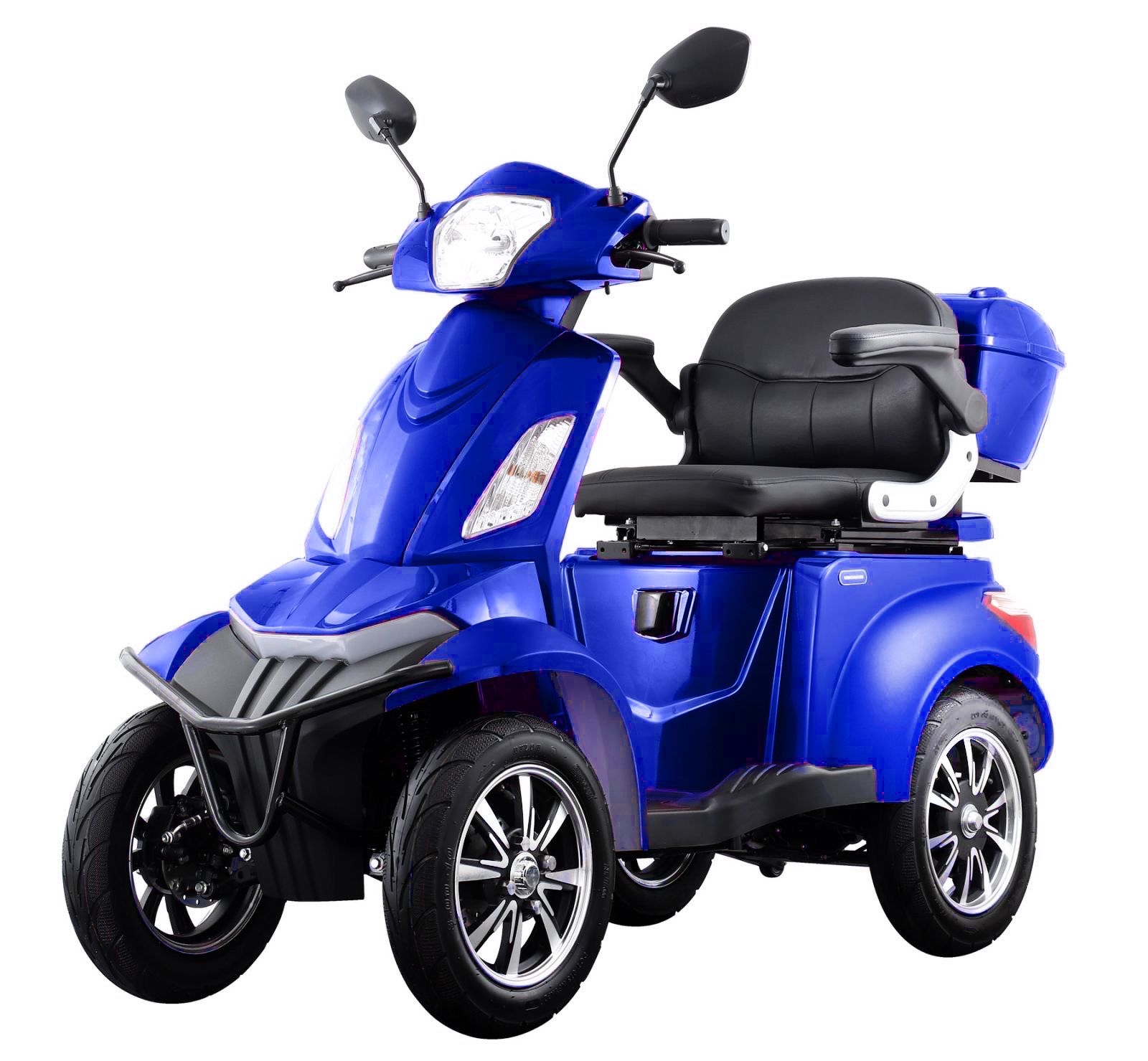 Elektrinis keturratis mopedas-motoroleris HS650EEC 1000W 20AH Mėlynas