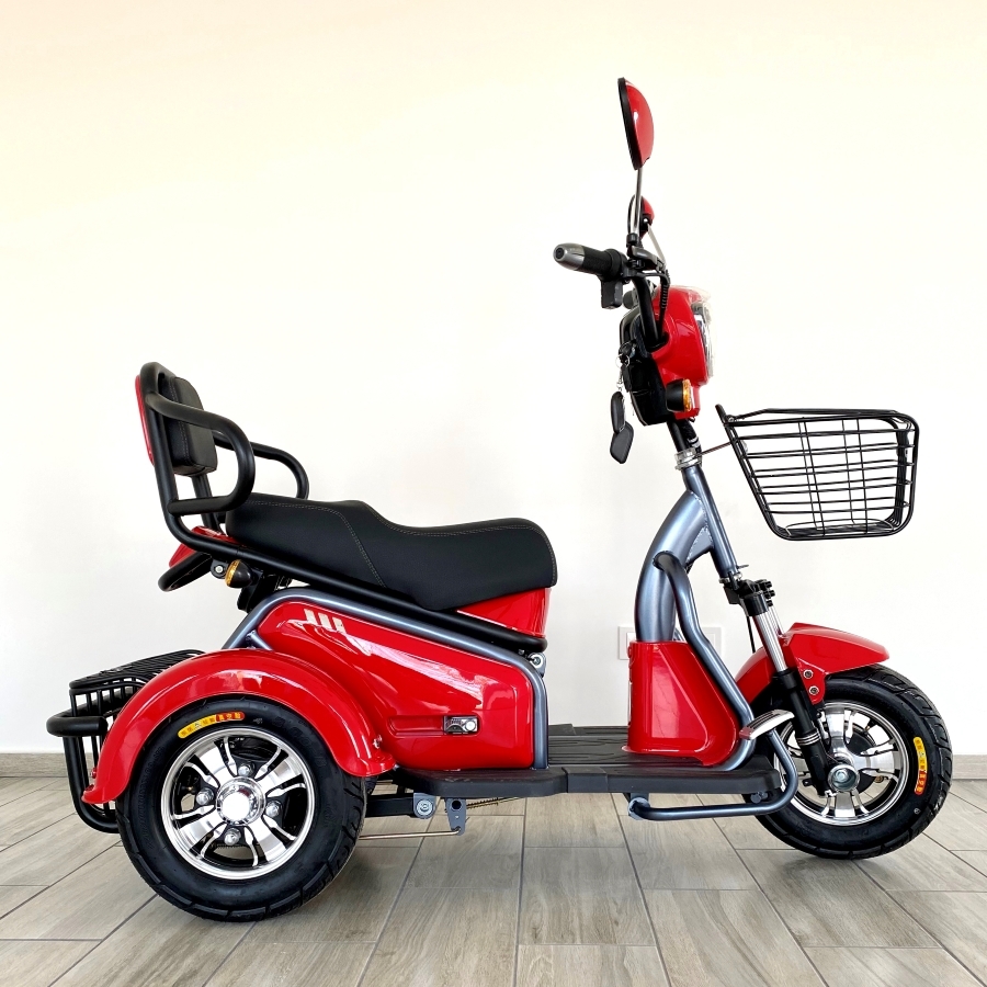Elektrinis triratis mopedas-motoroleris LIDIA J3 1000W 20AH Li-ion